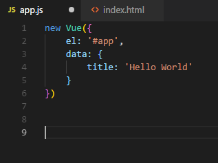 vue hello world