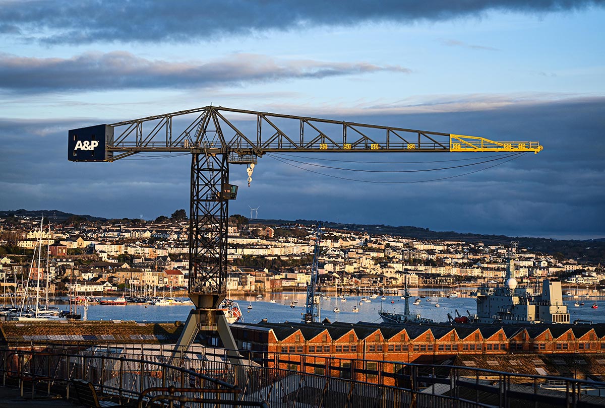 Falmouth Docks Crane